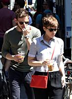 Kate Mara and Jamie Bell out and about in Manhatta