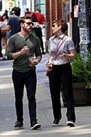 Kate Mara and Jamie Bell out and about in Manhatta