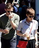 Kate Mara and Jamie Bell out and about in Manhatta