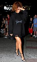 Rihanna leaves Da Silvano restaurant in New York C