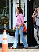 Katie Holmes on the set of the movie 'All We Had' 