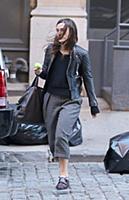 Actress Keira Knightley leaves her Tribeca apartme