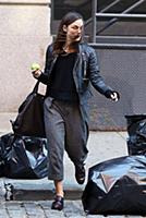 Actress Keira Knightley leaves her Tribeca apartme