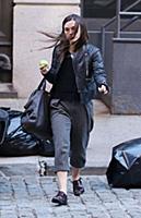 Actress Keira Knightley leaves her Tribeca apartme