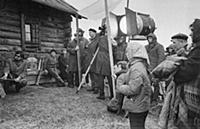 Съемки фильма 'Виринея', производство 'Ленфильм', 
