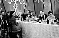Архивные фотографии съёмок новогодней телепередачи