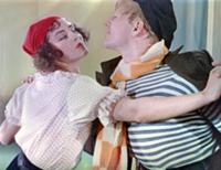Кадр из фильма 'Черемушки', СССР, 1962. На фото - 