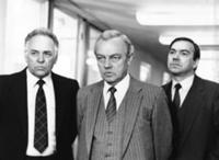 Кадр из фильма 'Красная стрела', СССР, 1986. На фо