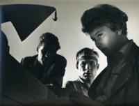 Кадр из фильма 'Последний хлеб', СССР, 1963. На фо