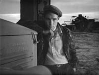 Кадр из фильма 'Последний хлеб', СССР, 1963. На фо