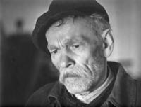 Кадр из фильма 'Последний хлеб', СССР, 1963. На фо