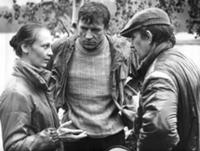 Съемки фильма 'Тихое следствие', СССР, 1986. На фо