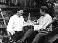 Съемки фильма 'Серебряные струны', СССР, 1987. На 