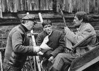Съемки фильма 'Серебряные струны', СССР, 1987. На 