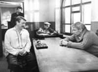 Кадр из фильма 'Голова Горгоны', СССР, 1986. На фо