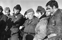 Кадр из фильма 'Украденный поезд', СССР, 1970. На 