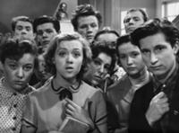 Кадр из фильма 'Город зажигает огни', СССР, 1958. 