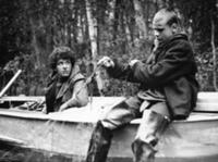 Кадр из фильма 'Абориген', СССР, 1988. На фото - А