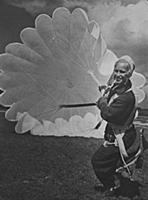 A Soviet woman parachutist.
c. 1942

Supplied B