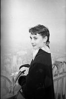 Audrey Hepburn on a 1952 visit to New York, USA wh