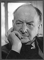 Walter de la Mare, the last picture taken before h