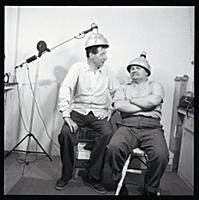 Harry Secombe and Max Bygraves, both singers and c