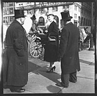 Audrey Hepburn on a 1952 visit to New York, USA wh