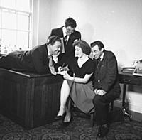 The Goon Show cast, Peter Sellers, Harry Secombe a
