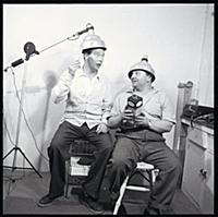 Harry Secombe and Max Bygraves, both singers and c