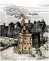 The Globe Theatre, London.Medieval woodcut
Copyri