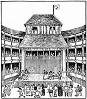 Artist's reconstruction of a Theatre of Playhouse 