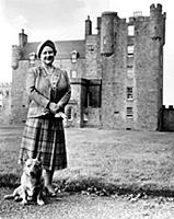 Queen Elizabeth, the Queen Mother seen when in res