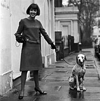 Mary Quant in Chelsea, London, 1963. (b. 1934.)
T
