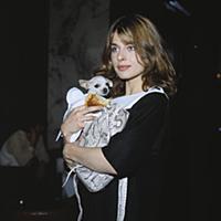 NASTASSIA KINSKI
German Actress
With her dog PACO

