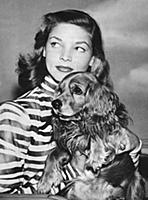 Lauren Bacall (b1924), American actress, c1950s. 
