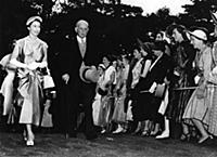 Royal Tour of New Zealand
H.M The Queen with Gove