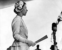 Queen Elizabeth II replying to an address of welco