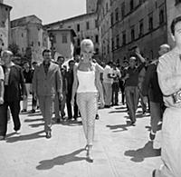 FRENCH ACTRESS BRIGITTE BARDOT IN ITALY 
7 AUGUST