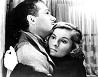 Actress Joan Fontaine  and Laurence Olivier in Reb