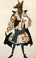 'The Sleeping Beauty Wolf', 1921. Ballet costume d