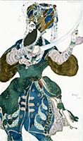 The Shah of Persia', costume design for a Ballets 