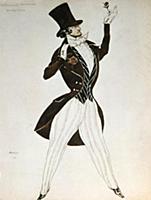Florestan, design for a costume for the ballet 'Ca