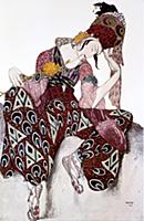 Iskander', costume design for the ballet 'La Peri'