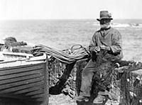 Typical old man of the sea.