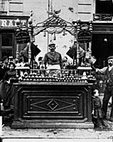 <caption>Water vender's kiosk in Naples</caption><