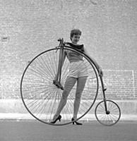 Penny Farthing girl - February/March 1956
24 year