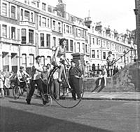 Penny Farthing girl - February/March 1956
24 year