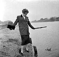 Photo by Ken Russell - January 1955
The last of t