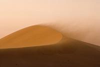 Sandstorm in the Namib Desert, Swakopmund, Namibia
