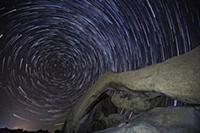 Arch Rock at night, Joshua Tree National Park, Cal